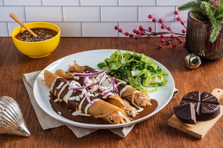 Flautas De Pavo Con Mole Recetas Nestl