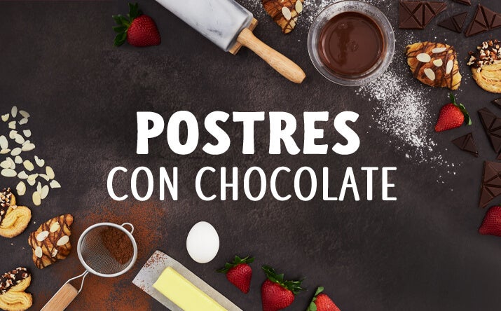 Postres con chocolate