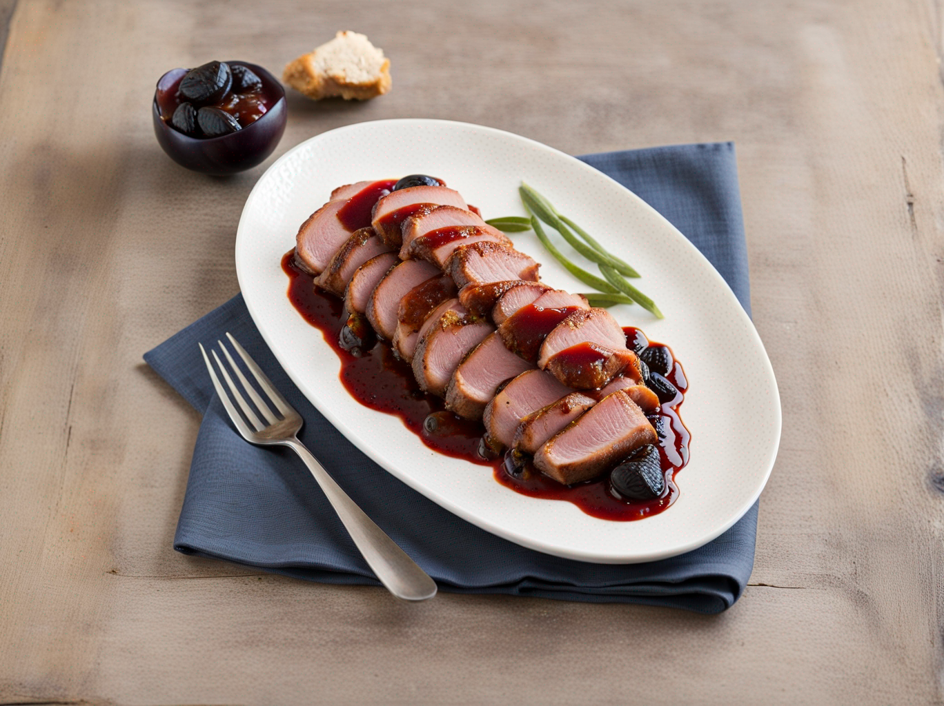 Lomo de Cerdo en Salsa de Ciruela