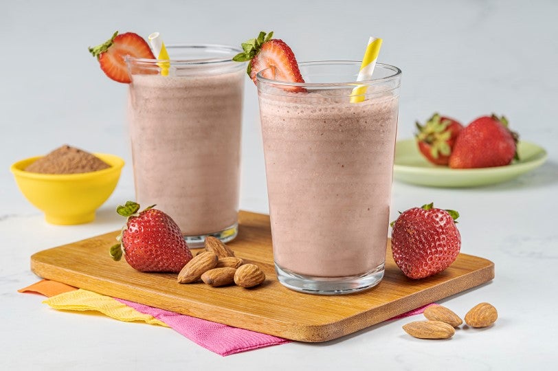 Batido de chocolate con fresas - Mi Cocina Real