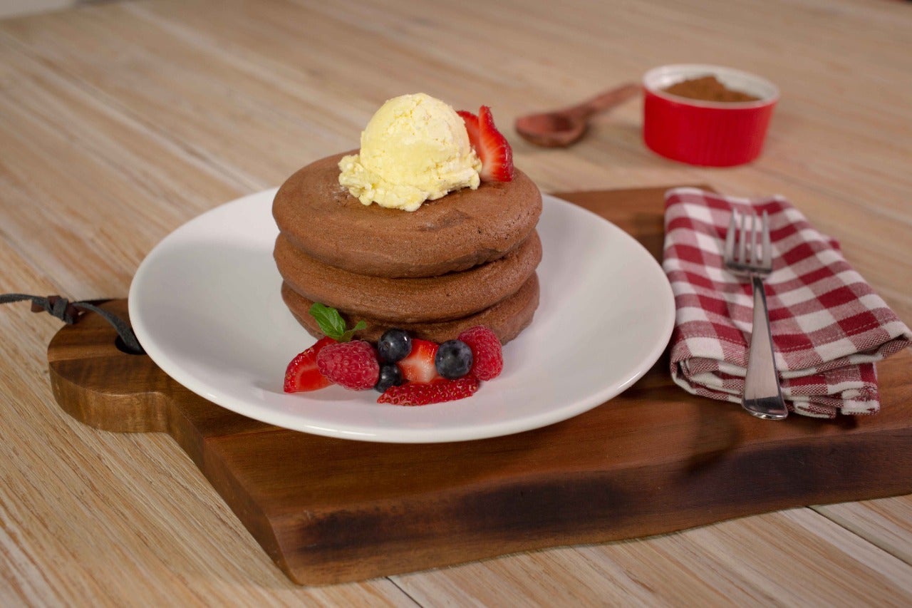 Hot Cakes De Chocolate Y Helado Recetas Nestl