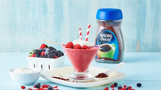 Frappé Café Frutos Rojos Recetas Nestlé