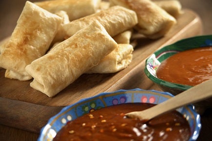 Chimichangas de Pollo pibil ¡Receta fácil!