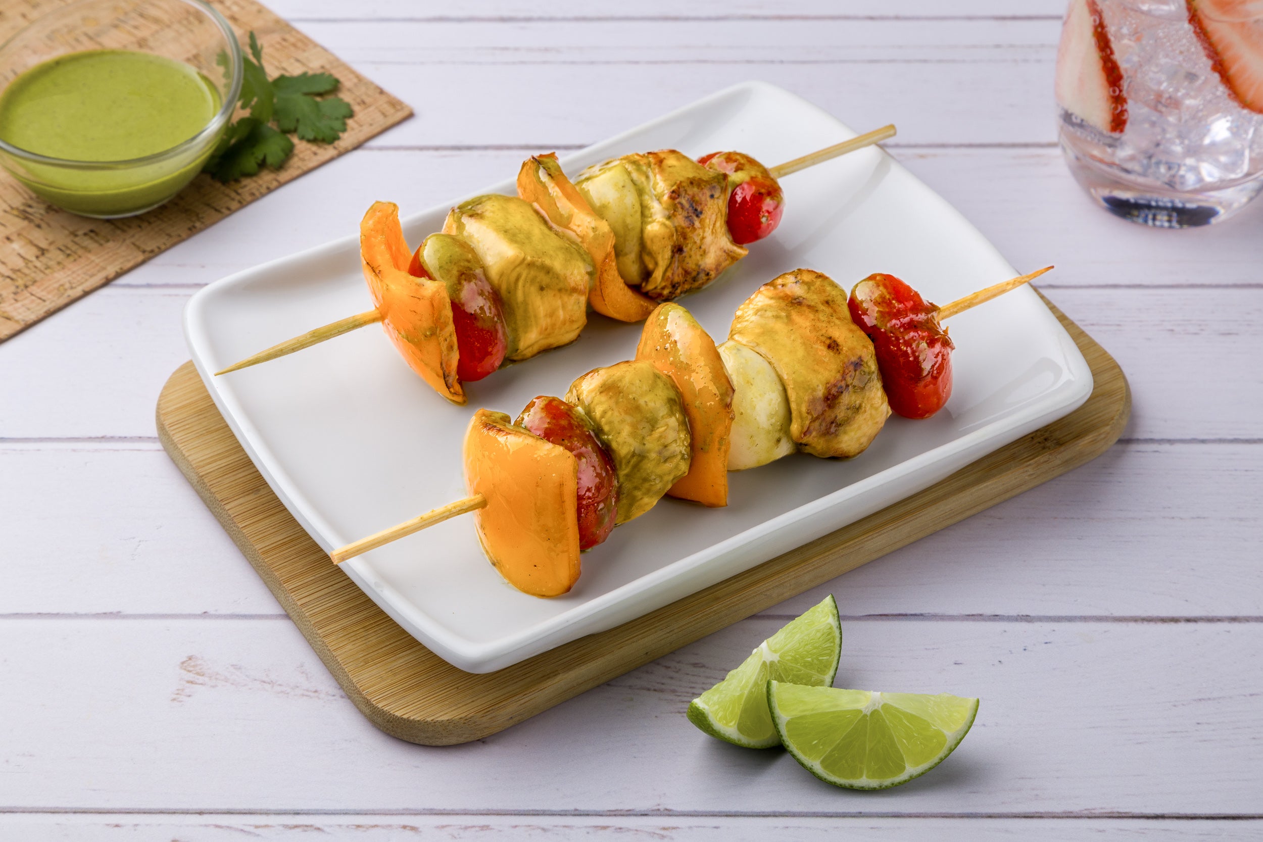 Brochetas al Cilantro