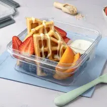 Waffles con Amaranto y Fruta