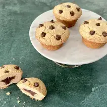 Cupcakes de Galletas de Chispas de Chocolate