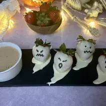 Fantasmas de Fresa con Chocolate