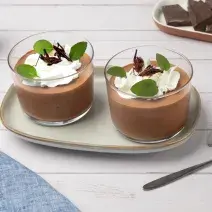 Mousse de Chocolate con Chapulines