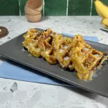 Waffles de Plátano