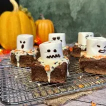 Fantasmas de Bombón con Brownies