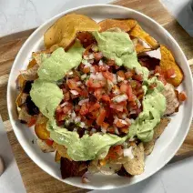 Nachos con Pico de Gallo