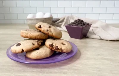 GALLETAS con CHISPAS de CHOCOLATE