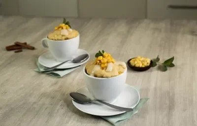 Mug cake de elote