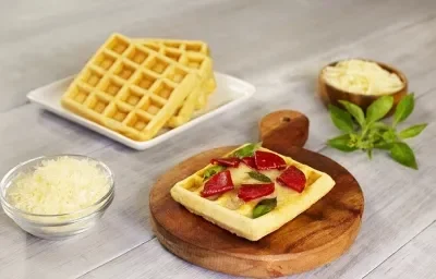 Pizza waffle