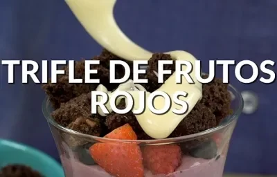 Trifle de frutos rojos