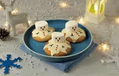 Galletas Muñeco de Nieve