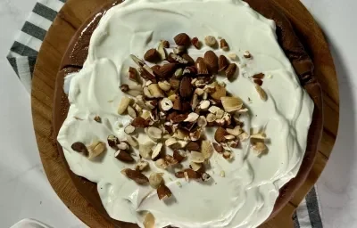 Tarta de Manzana y Chocolate