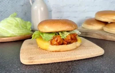 Hamburguesa de Pollo Bbq