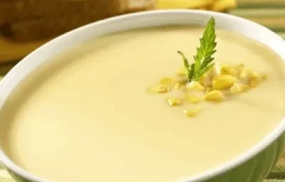 Crema ligera de elote