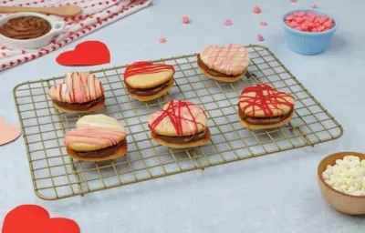 Galletas de Corazón Rellenas