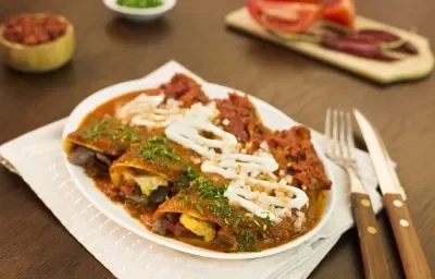 Enchiladas tricolor