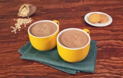 CHOCOLATE con AVENA preparado con Chocolate ABUELITA® Reducido en Azúcar