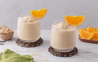 Smoothie de Naranja con Avena