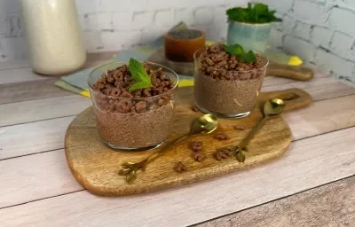 Postre de Chía con Chocolate