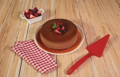 Flan de chocolate