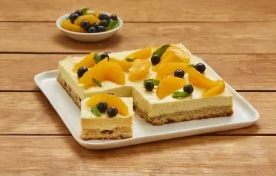 Cheesecake de naranja