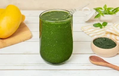 Batido de Mango y Espirulina