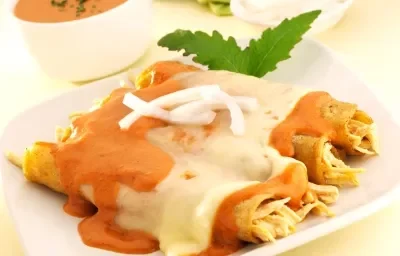 Enchiladas cremosas