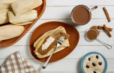 Tamales de Arroz con Leche