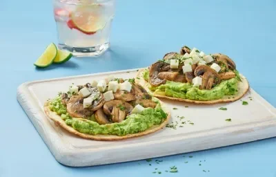 Tostadas de champiñon