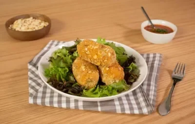 CROQUETAS de GARBANZO con ATÚN preparadas con Salsa Tipo Inglesa MAGGI®