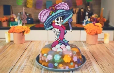 GELATINA de CATRINA preparada con Leche Condesada LA LECHERA®