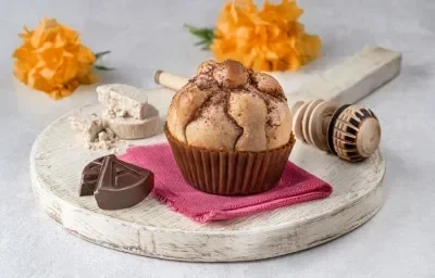 Cupcakes de pan de muerto con choco mazapán