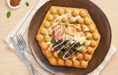 Bubble Waffles Capuchino