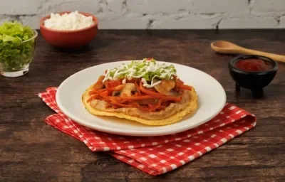 Tinga de Zanahoria con Champiñones