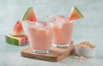 Agua de Sandía con Avena