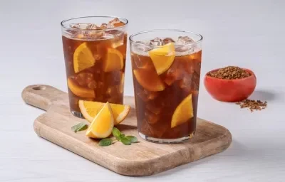 Café Frío con Naranja