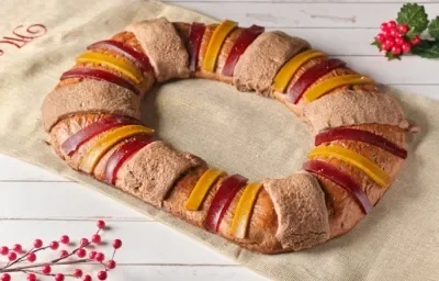 ROSCA de REYES con COCOA