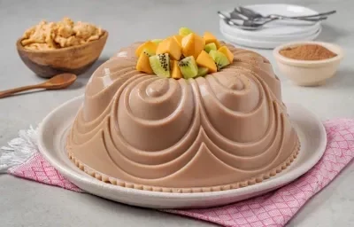 Gelatina de Chocolate con Chongos Zamoranos