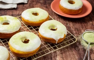 Donas de matcha