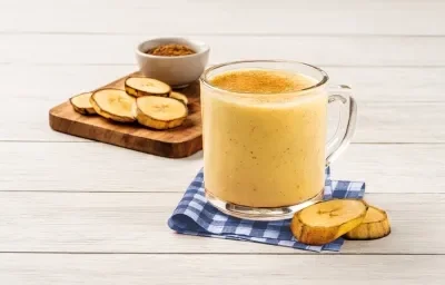 Atole de Plátano con Café