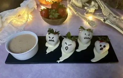 Fantasmas de Fresa con Chocolate