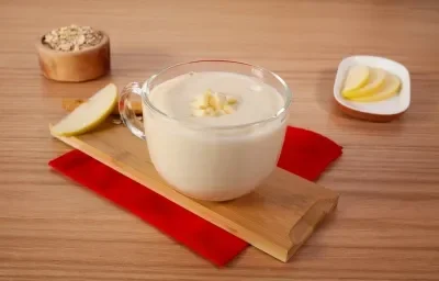 Atole de manzana, avena y canela