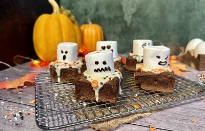 Fantasmas de Bombón con Brownies