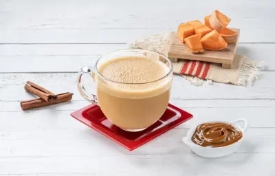 Atole de Camote con Dulce de Leche