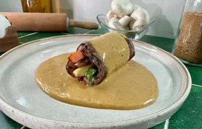 Rollitos de Carne con Verduras